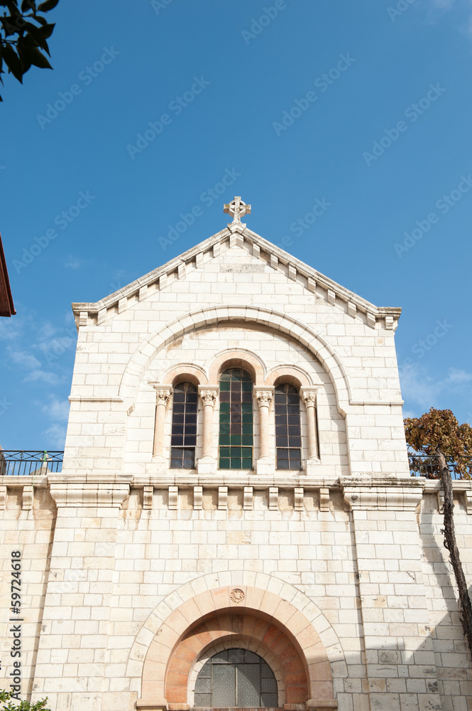 Fototapeta premium Каталическая церковь в Иерусалиме