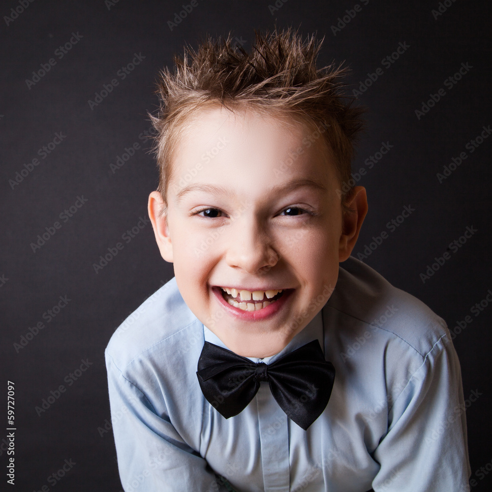 A little emotional  boy