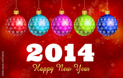 Christmas Card Happy New Year