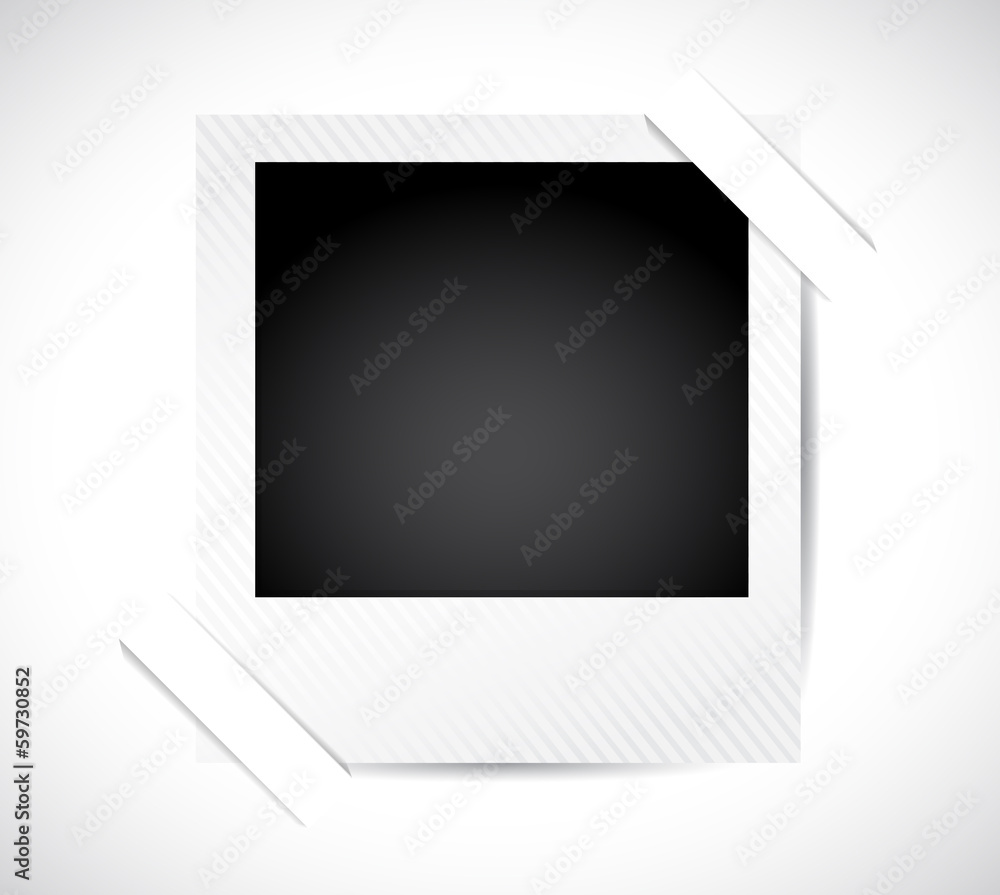 photo and paper pockets illustration design photo and paper pockets illustration design