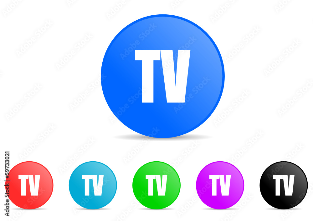 tv icon vector set tv icon vector set