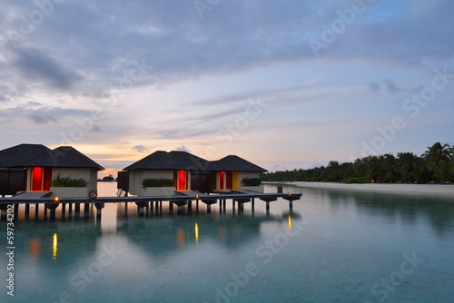 tropical water home villas