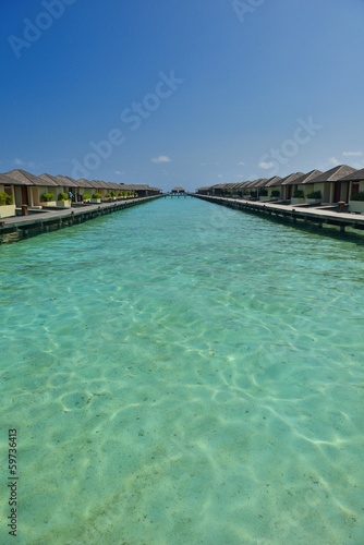 tropical water home villas