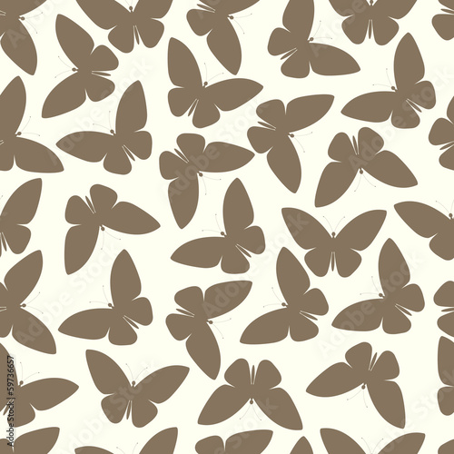 seamless pattern or abstract butterfly in vector style