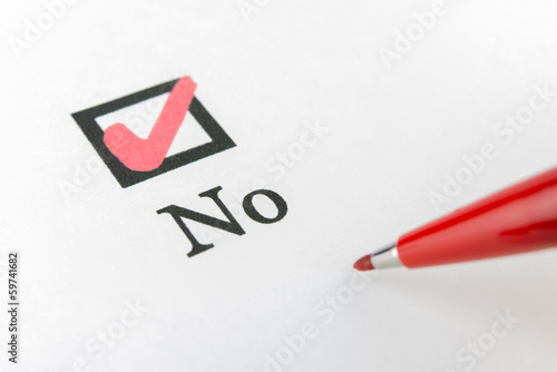 Wallpaper Mural いいえ チェックボックス Torontodigital.ca