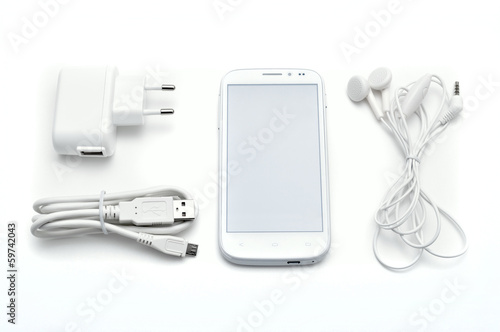 Smartphone set with accessories
