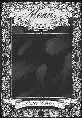Vintage Blackboard for Restaurant Menu