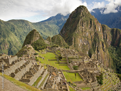 Famous Inca city Machu Picchu