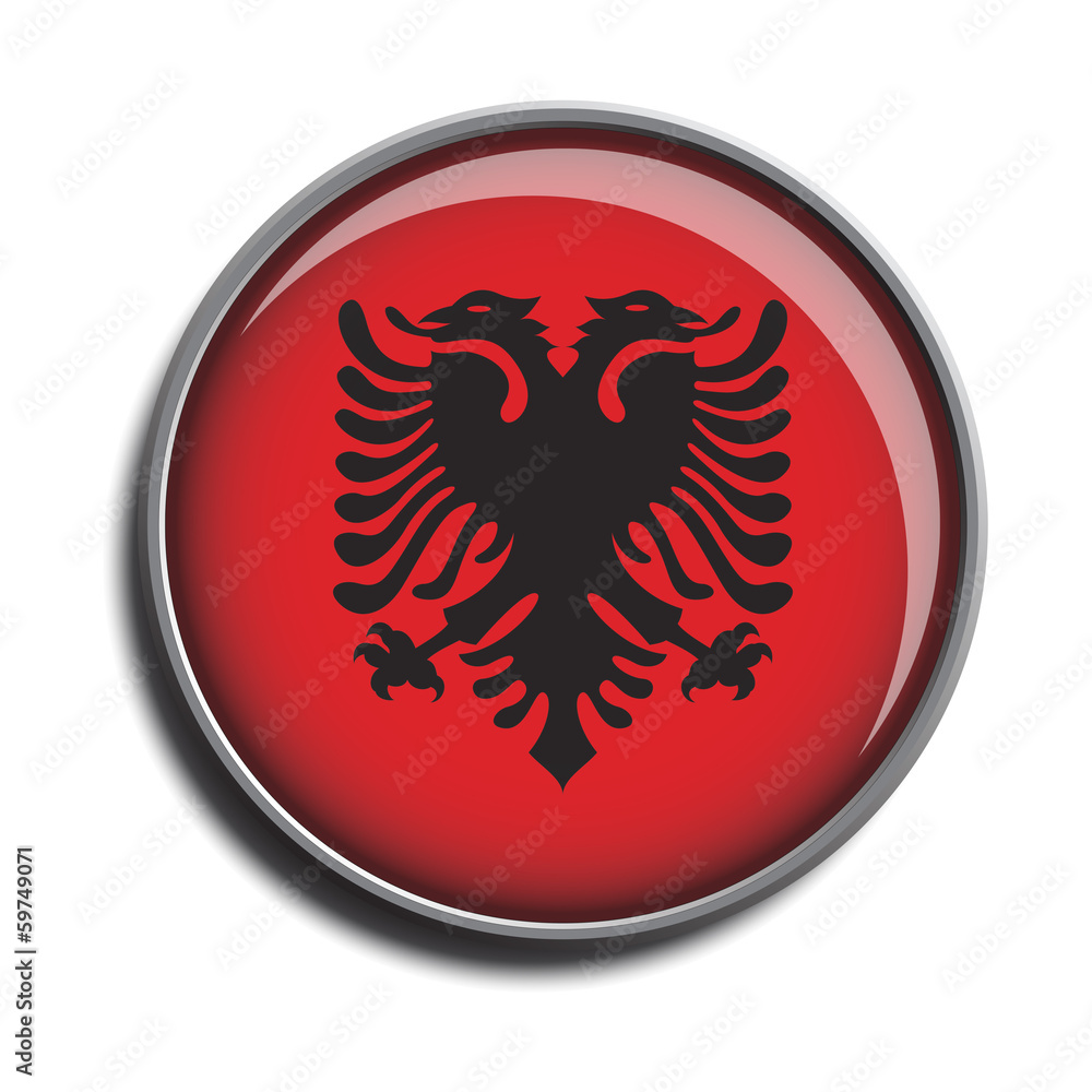 flag icon web button albania flag icon web button albania