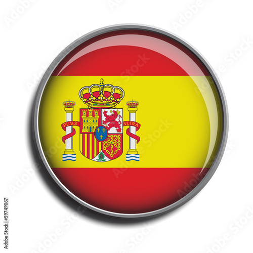 flag icon web button spain