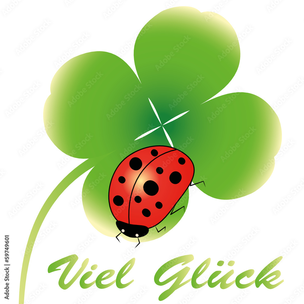 klee,grün,glück,glücksbringer,glückssymbol,glückwunsch,neujahr Stock Vector  | Adobe Stock