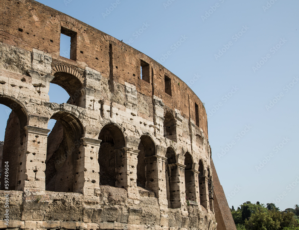 Outer Wall of Coliseum