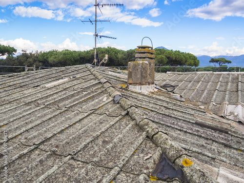 asbestos roof