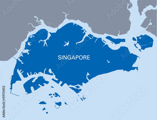 map of Singapore