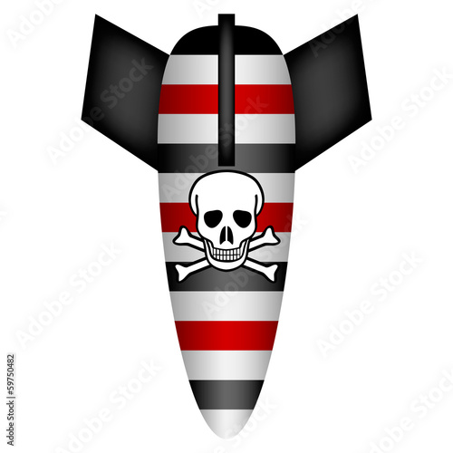Bomb with a chemical weapon