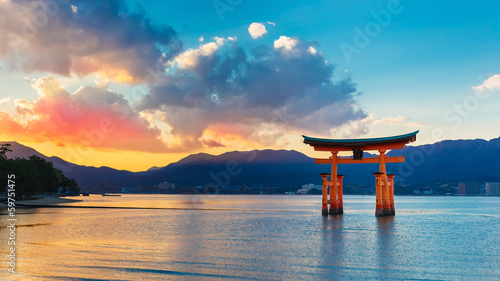 Great floating gate (O-Torii) in Miyajima
