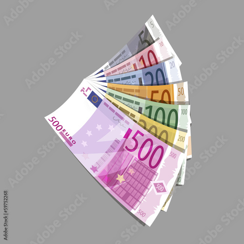 Euro. Vector format