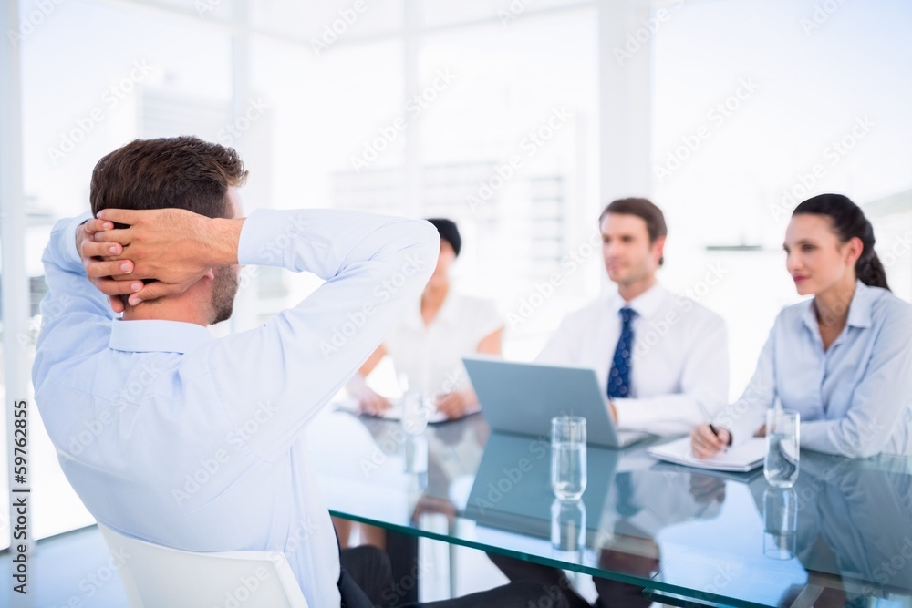 Recruiters checking the candidate during job interview Recruiters checking the candidate during job interview