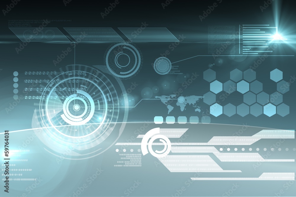 Obraz premium Technology interface