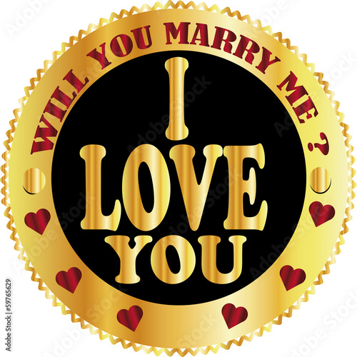 i love you , marry me 