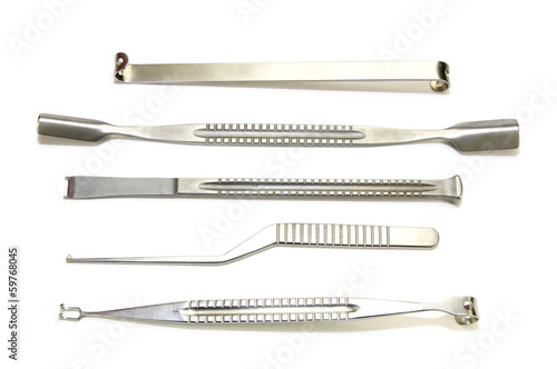 Wallpaper Mural surgical instruments on white background Torontodigital.ca