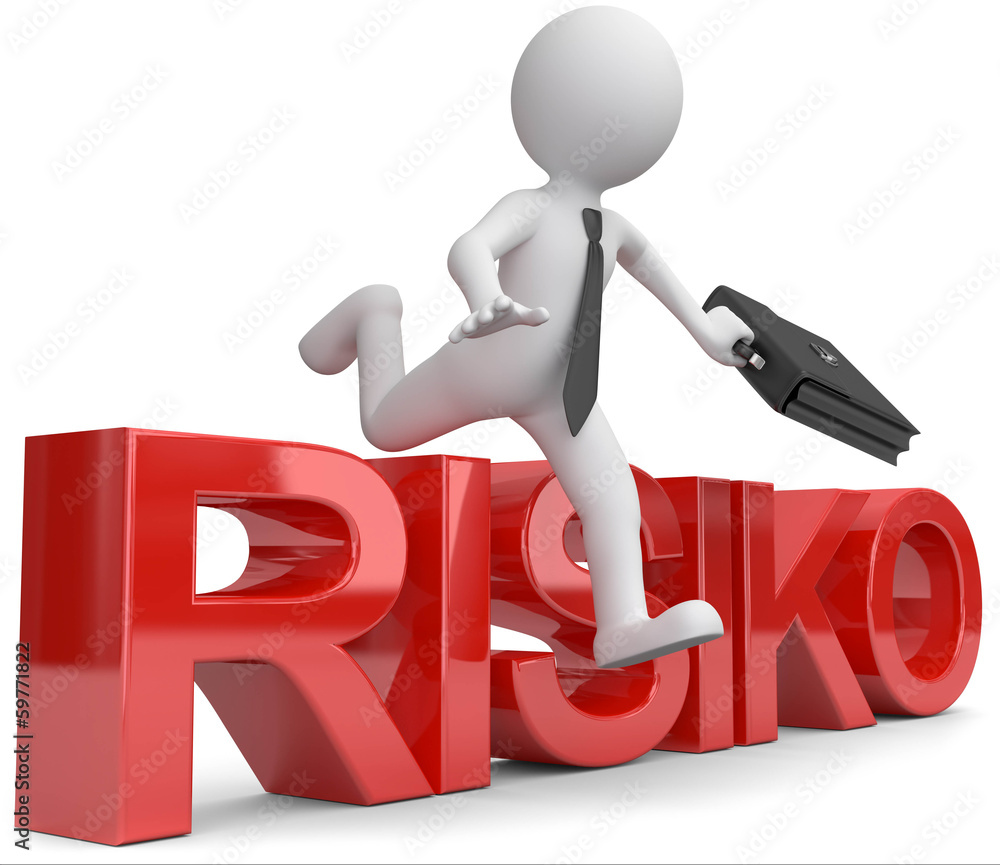 Risiko Männchen StockIllustration Adobe Stock