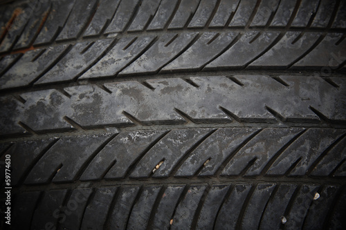 old tread tire