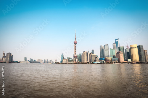 beautiful scenery of shanghai