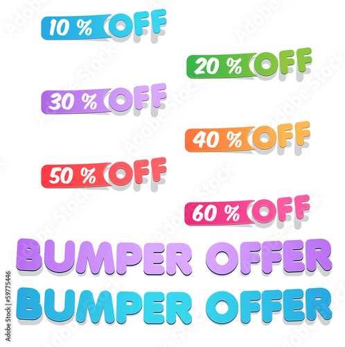 Discount Price Tags Label