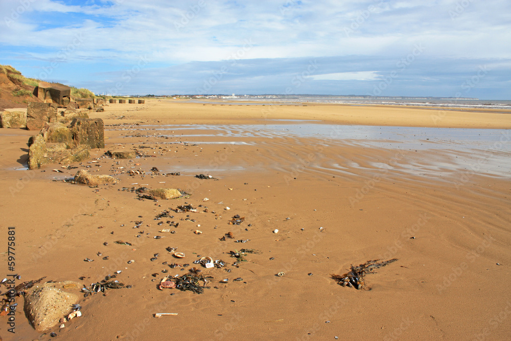 Obraz premium Fraisthorpe beach, Yorkshire
