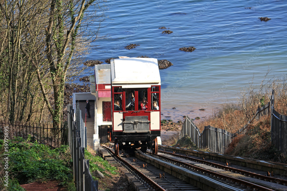 Fototapeta premium Babbacombe cliff railway