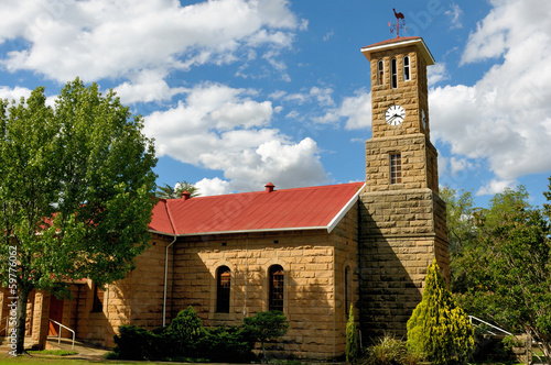 Sandstone church, Clarens, South Africa photo