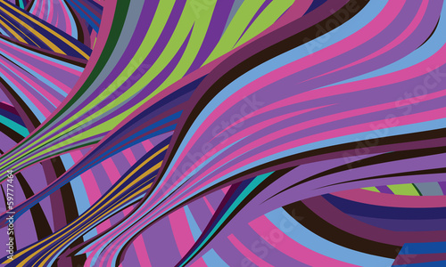 vector modern abstract background and colored lines