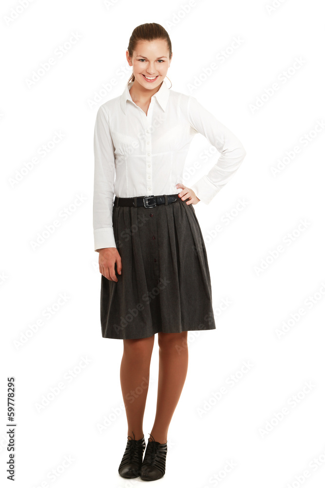 Portrait of a confident young woman standing Portrait of a confident young woman standing
