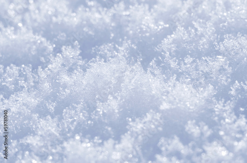 Background of snow crystals