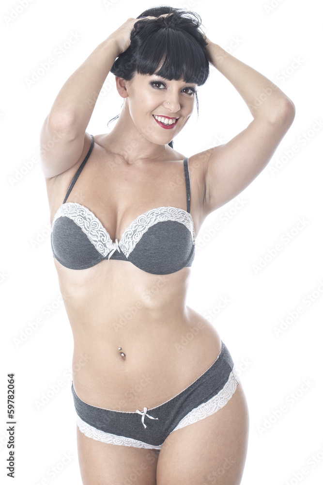 Young Pin up Model Wearing Lingerie Young Pin up Model Wearing Lingerie