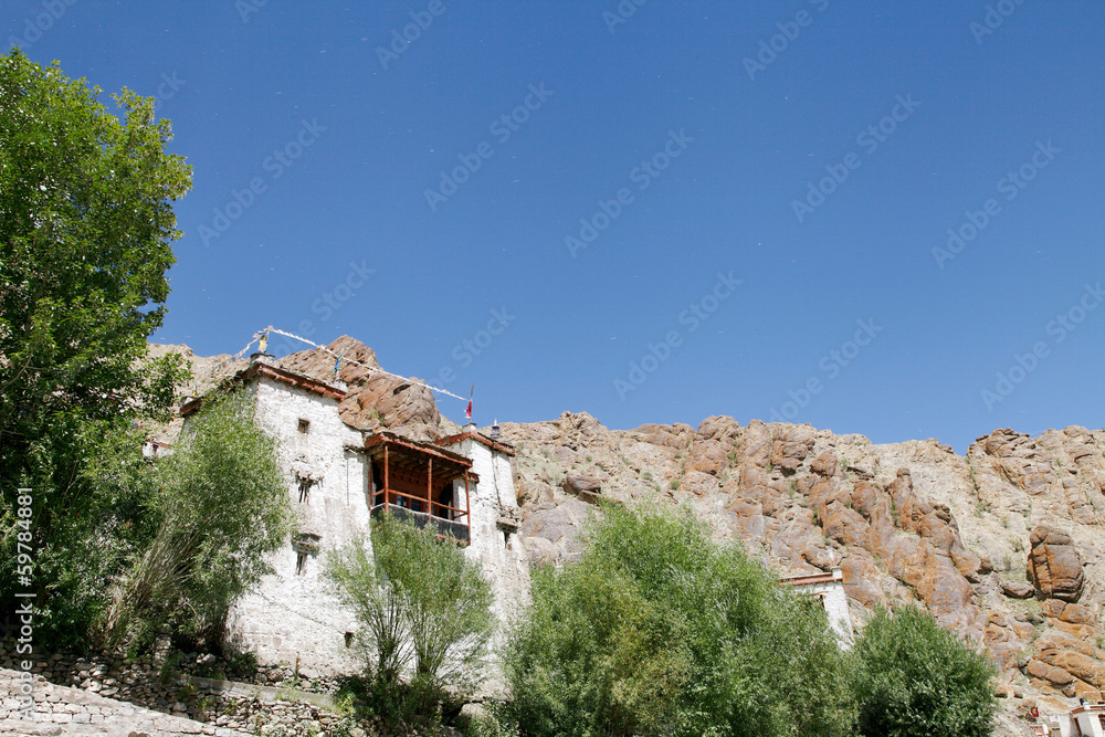 A house in the complex of Hemis monastery, Leh