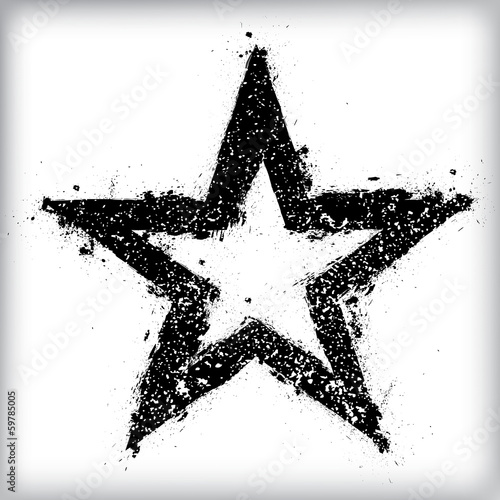 Grunge star background