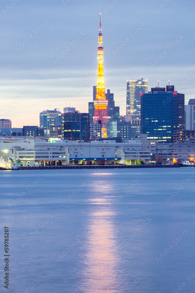 Tokyo Tower dusk