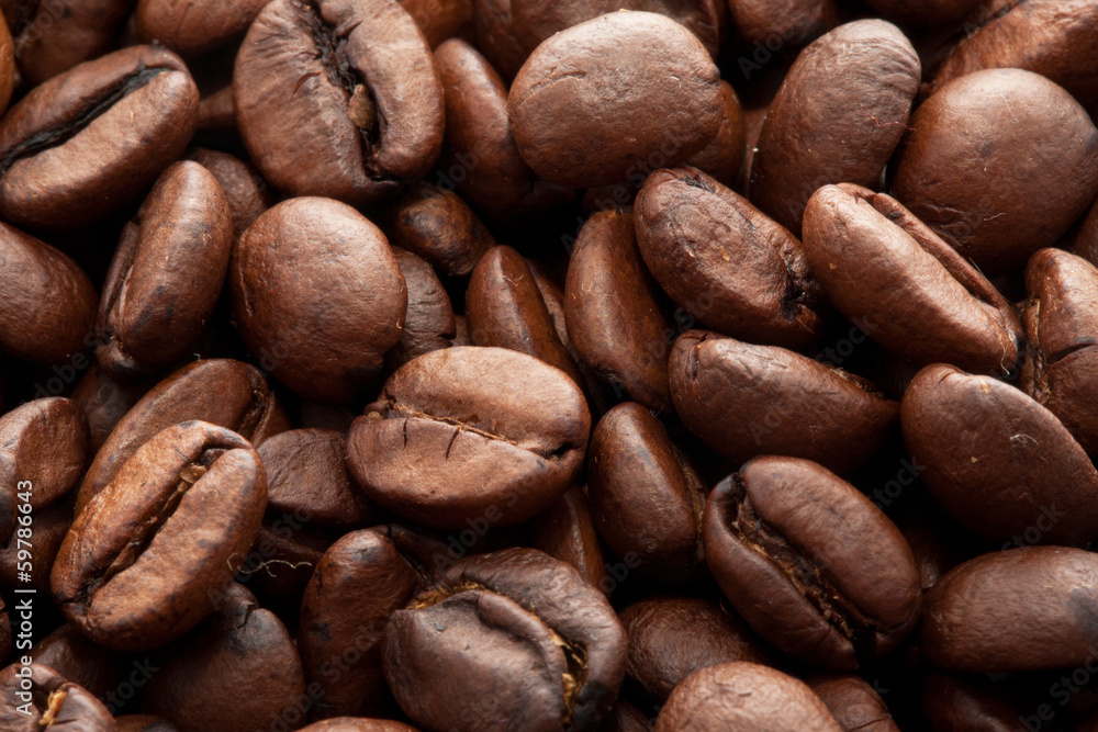 Naklejka premium Coffee beans