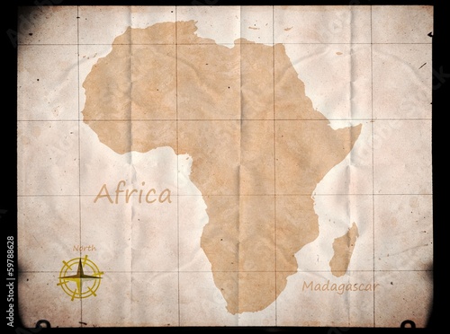 Afryka mapa