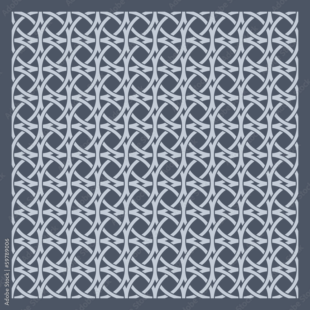 Retro geometric seamless pattern