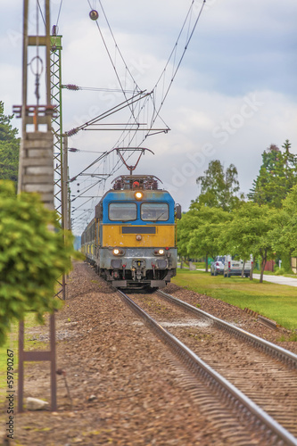 train in Balatonlelle, Somogy megye, Hungary