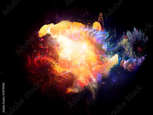 Fototapeta Naklejka Na Ścianę i Meble -  Conceptual Design Nebulae