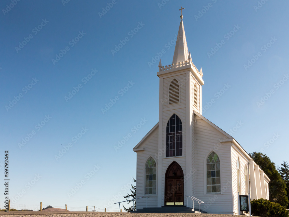 Naklejka premium St. Theresa de Avila in Bodage Bay, California