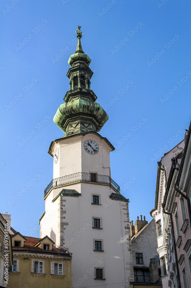 St. Michael's Gate. Clock tower.