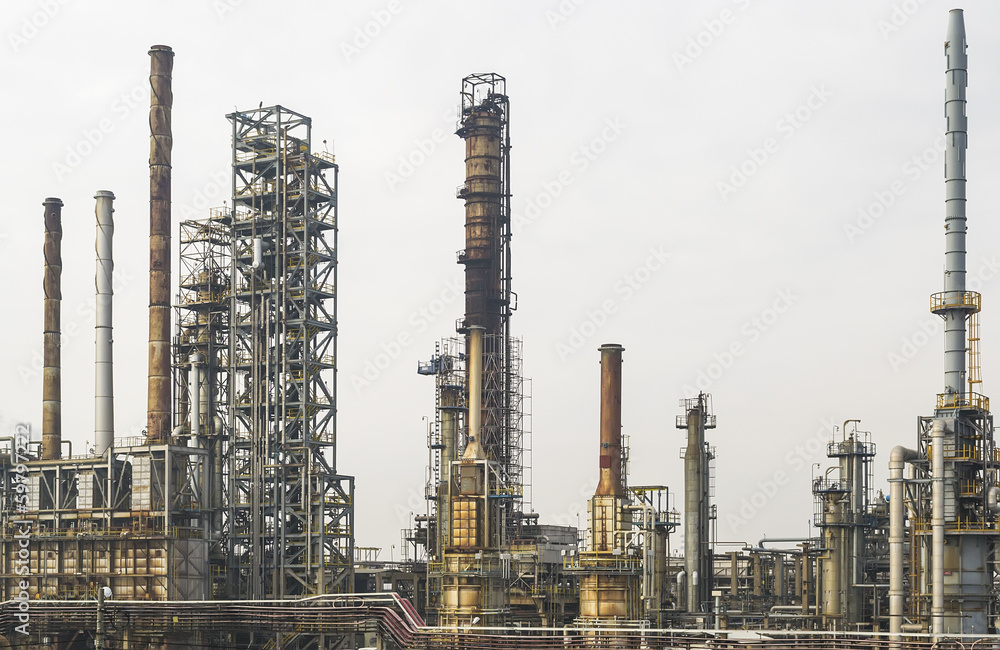 Installations of an oil and gas refinery