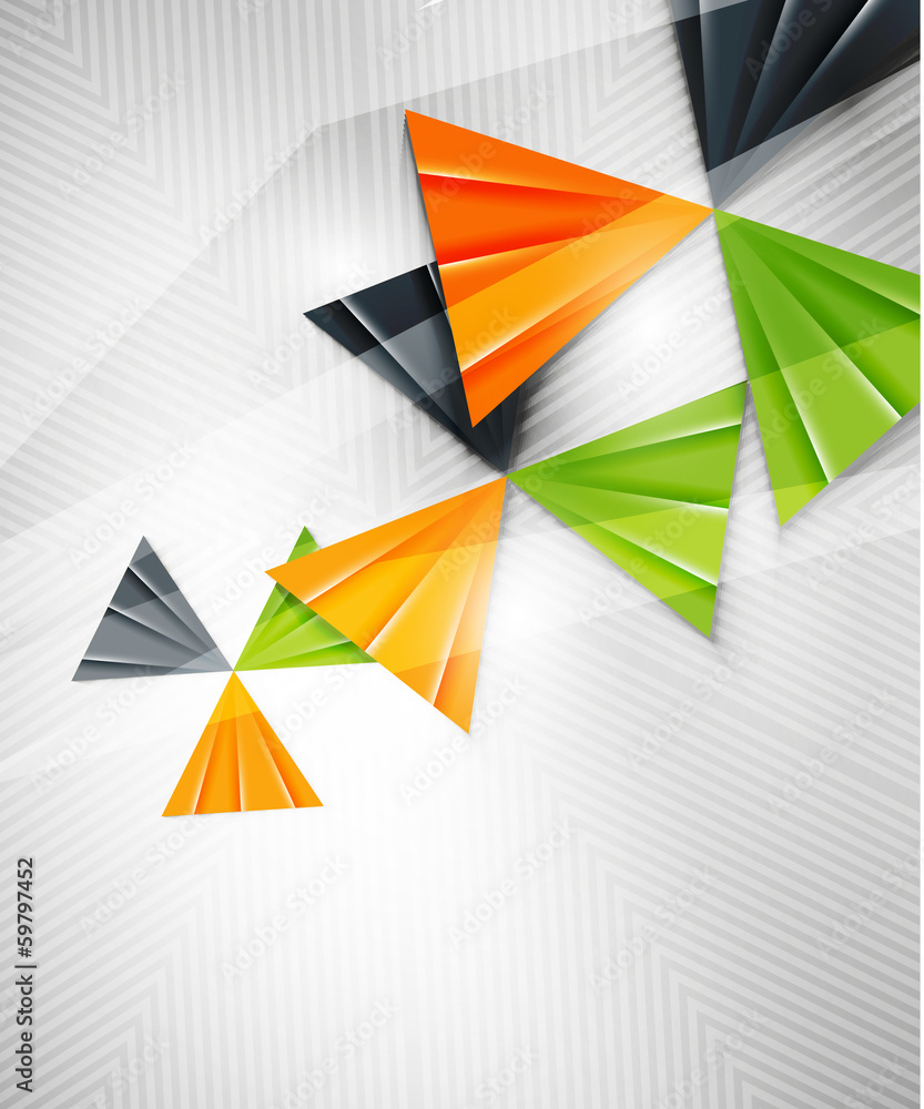 Geometric shape abstract triangle background Geometric shape abstract triangle background