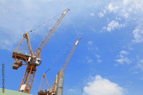 Wallpaper Mural Tower Cranes Torontodigital.ca