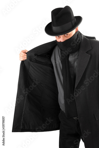 Photography Smuggler is selling something illegally on black market